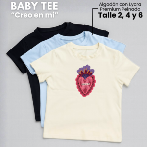 Baby Tee Creo en mi