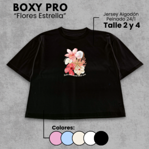 Remera Boxy | Flores Estrella