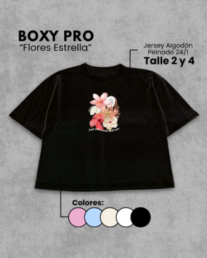 Remera Boxy | Flores Estrella