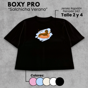 Remera Boxy | Salchicha Pool