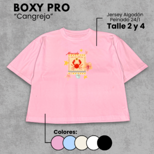 Remera Boxy | Cangrejo