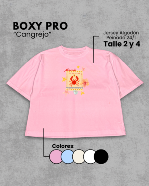 Remera Boxy | Cangrejo