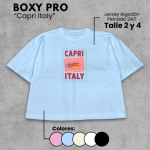 Remera Boxy | Capri Italy