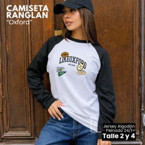 Camiseta Ranglan | Oxford
