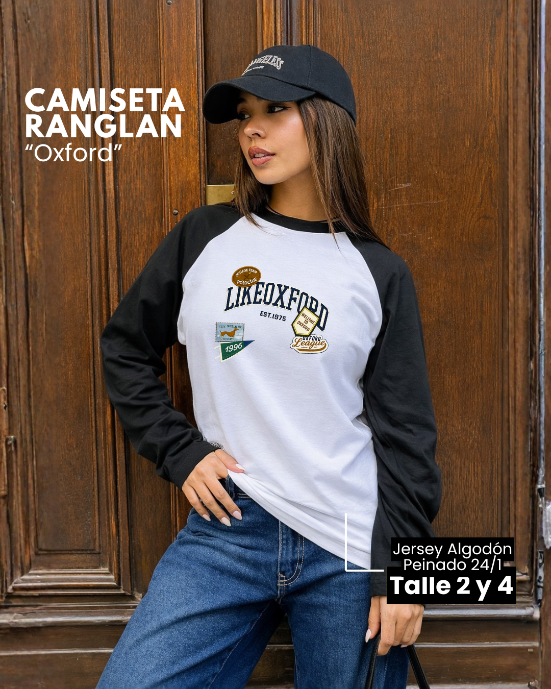 Camiseta Ranglan | Oxford
