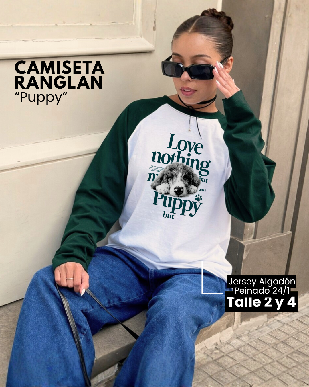 Camiseta Ranglan | Puppy