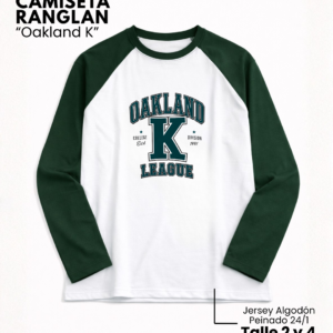 Camiseta Ranglan | Oakland K