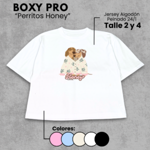 Remera Boxy | Perritos Honey