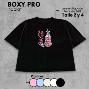 Remera Boxy | Cola