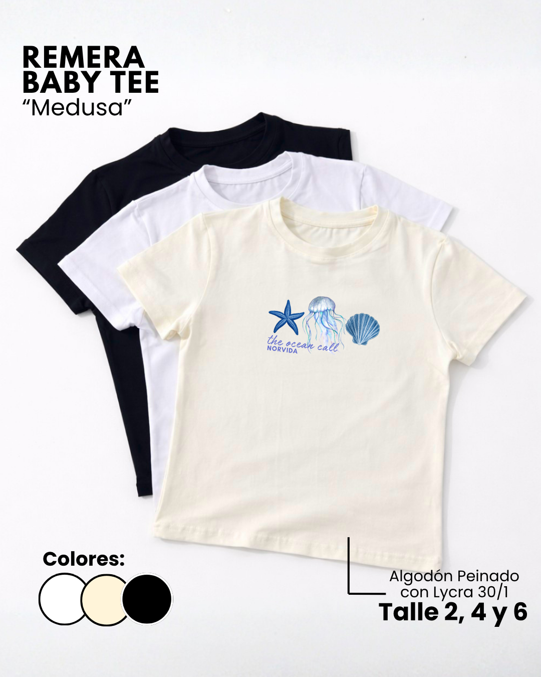 Remera Baby Tee | Medusa