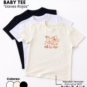 Remera Baby Tee | Llaves Rojas