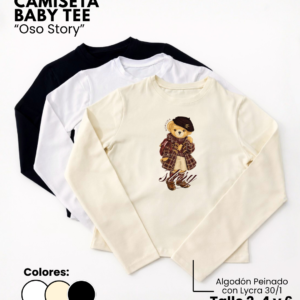 Camiseta Baby Tee | Oso Story