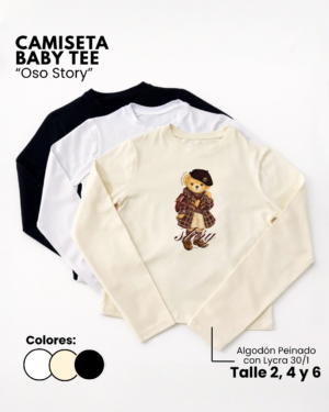 Camiseta Baby Tee | Oso Story