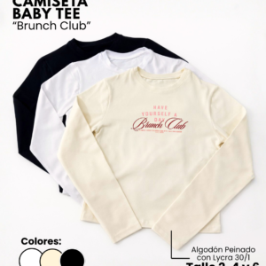 Camiseta Baby Tee | Brunch Club