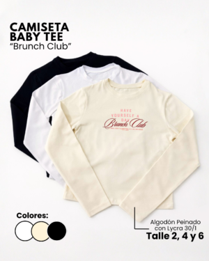 Camiseta Baby Tee | Brunch Club