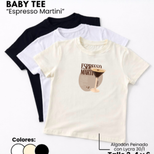 Remera Baby Tee | Espresso Martini