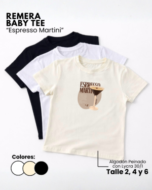 Remera Baby Tee | Espresso Martini