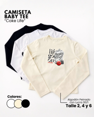 Camiseta Baby Tee | Coke Life