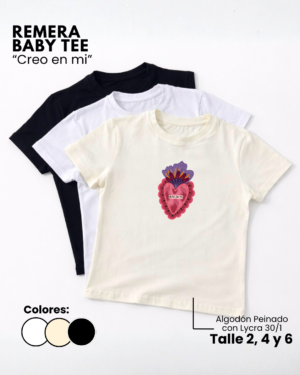 Remera Baby Tee | Creo en mi