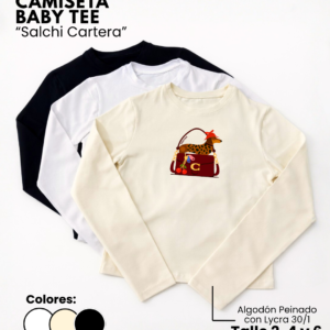 Camiseta Baby Tee | Salchi Cartera
