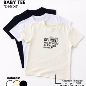 Remera Baby Tee | Detroit
