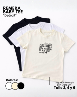 Remera Baby Tee | Detroit