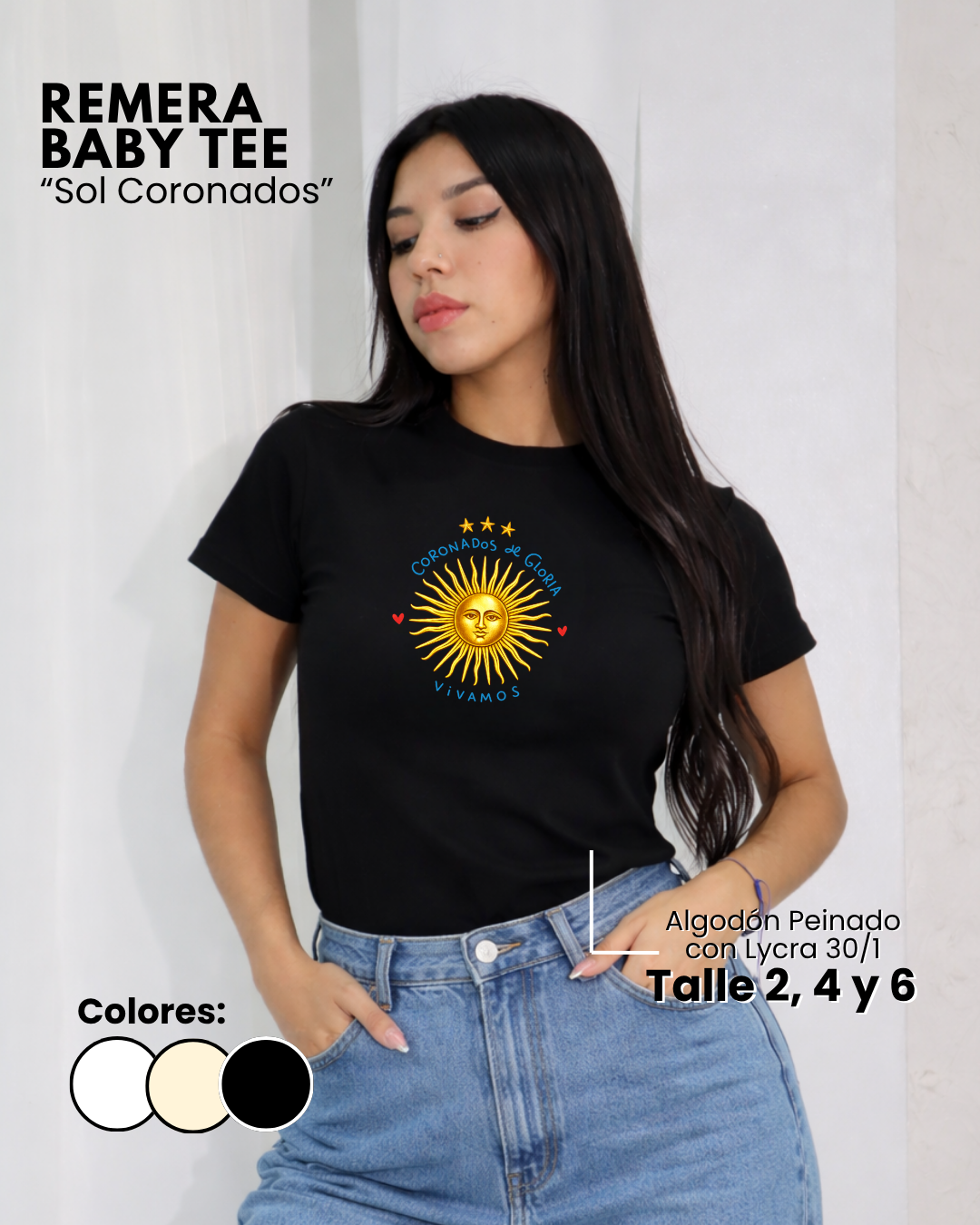 Remera Baby Tee | Sol Coronados