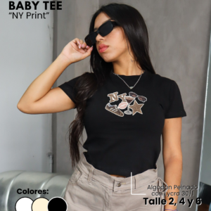 Remera Baby Tee | NY Print