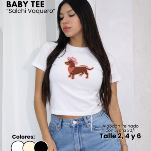 Remera Baby Tee | Salchi Vaquero