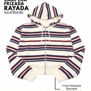 Campera Over Rayada