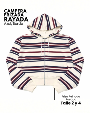Campera Over Rayada