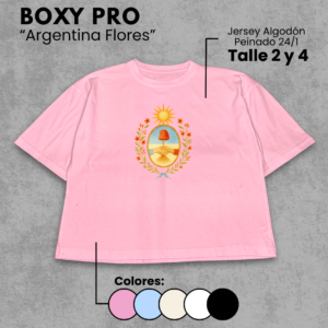 Remera Boxy | Argentina Flores