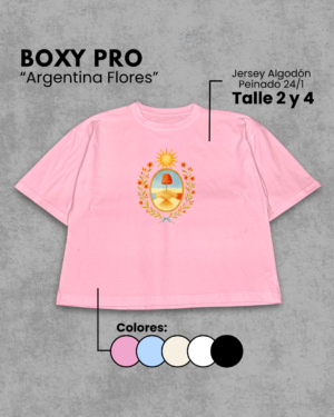 Remera Boxy | Argentina Flores