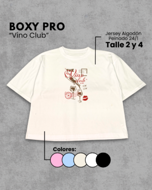 Remera Boxy | Vino Club