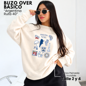Buzo Over Friza | Argentina Ruta 40
