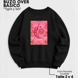 Buzo Over Friza | Tigre y Sol