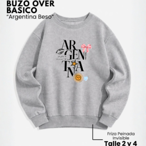 Buzo Over Friza | Argentina Beso