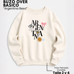 Buzo Over Friza | Argentina Beso