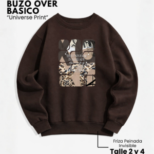Buzo Over Friza | Universo Print