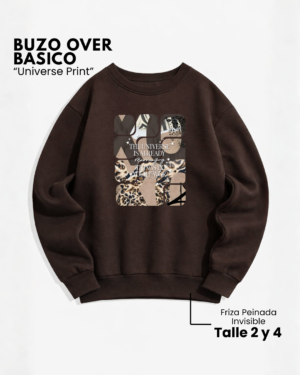 Buzo Over Friza | Universo Print