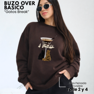 Buzo Over Friza | Gatos Breack