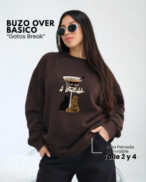 Buzo Over Friza | Gatos Breack