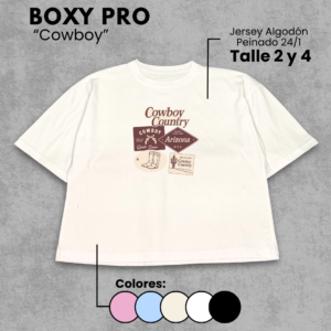 Remera Boxy | Cowboy
