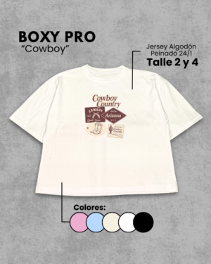 Remera Boxy | Cowboy