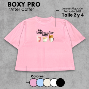 Remera Boxy | After Coffe