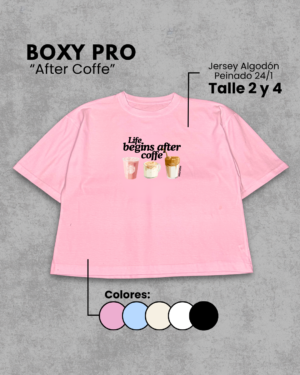 Remera Boxy | After Coffe