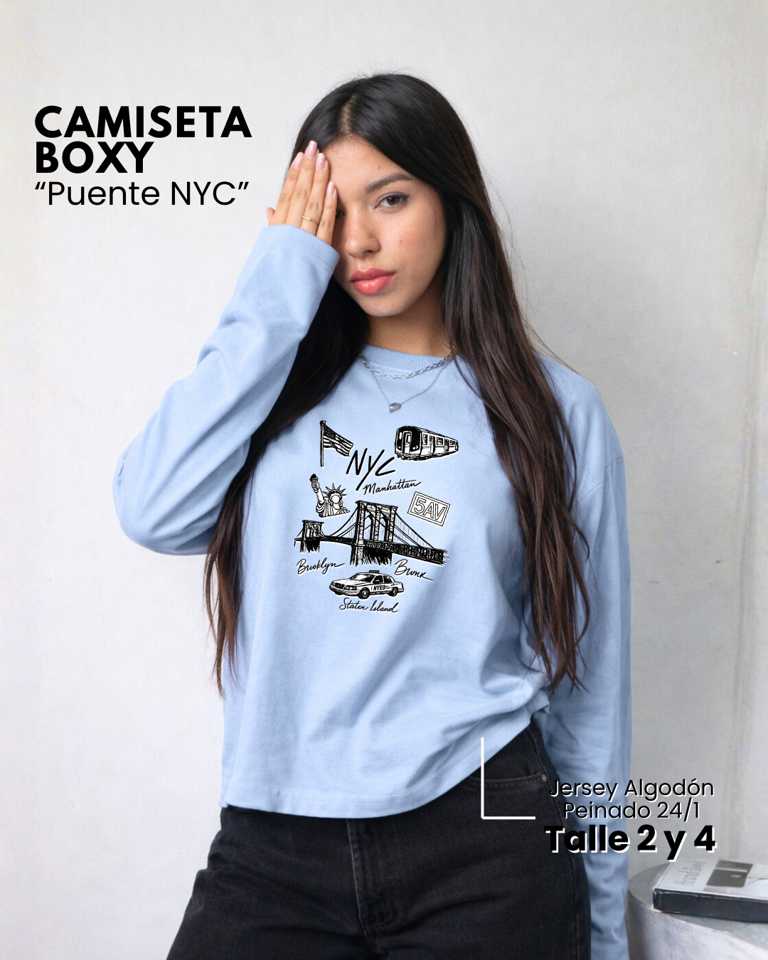 Camiseta Boxy | Puente NYC