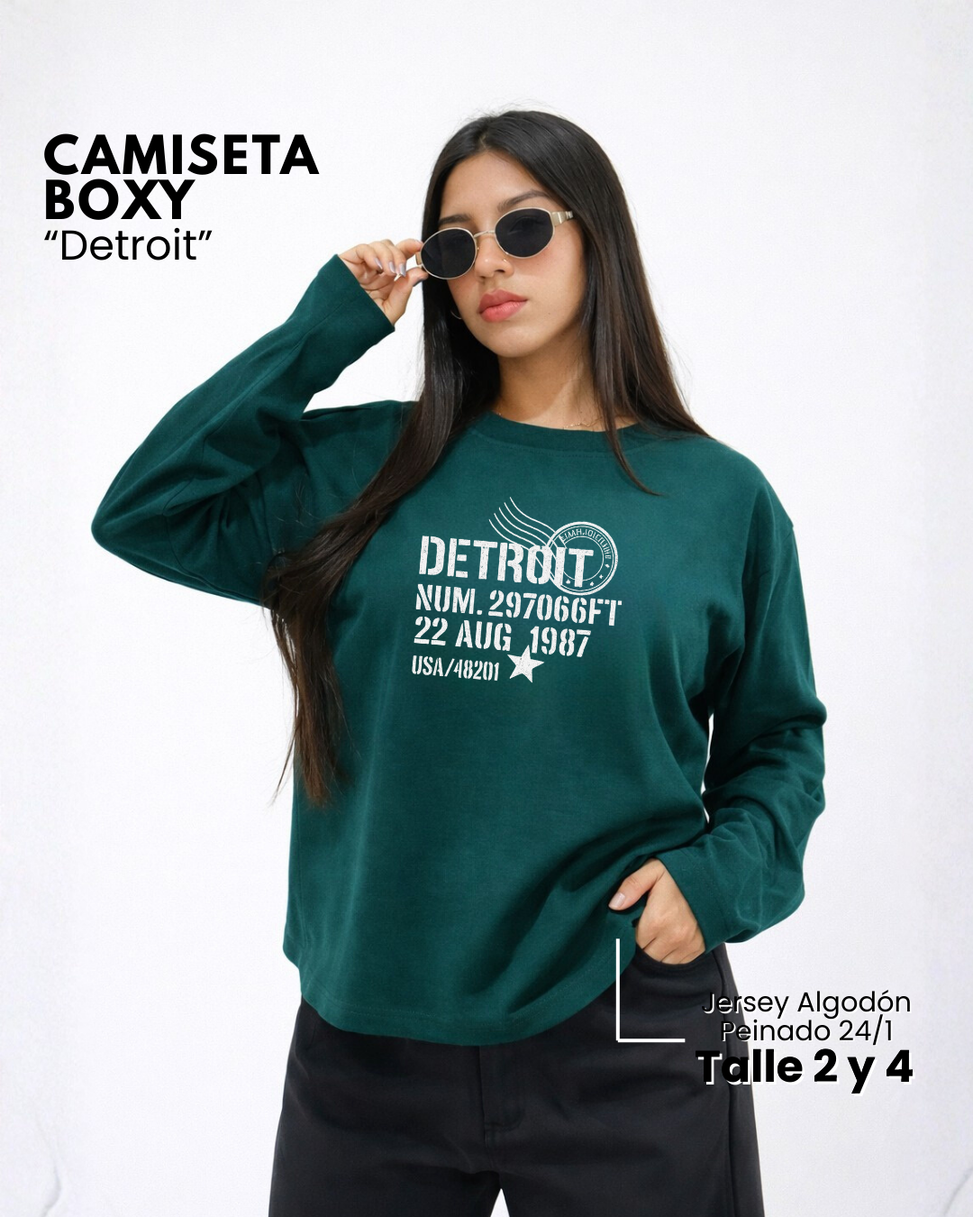 Camiseta Boxy | Detroit
