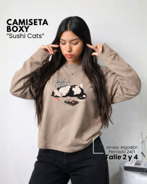 Camiseta Boxy | Sushi Cats