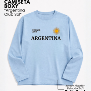 Camiseta Boxy | Argentina Club Sol